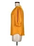 Ann Taylor Factory 100% Polyester Orange 3/4 Sleeve Blouse Size M - photo 5