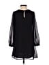 Lavender 100% Polyester Black 3/4 Sleeve Blouse Size 10 - photo 1