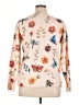 Unbranded 100% Polyester Floral Ivory Pullover Sweater Size XL - photo 2