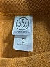 ALTERNATIVE Solid Yellow Brown Pullover Sweater Size S - photo 7
