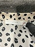 Lush 100% Polyester Animal Print Ivory 3/4 Sleeve Blouse Size L - photo 7