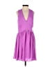 Express Solid Purple Cocktail Dress Size 0 - photo 1
