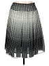 B. Moss 100% Polyester Polka Dots Black Casual Skirt Size M - photo 1
