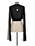 Fashion Nova 100% Polyester Black Long Sleeve Blouse Size L - photo 2