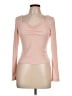 Romwe Pink Long Sleeve T-Shirt Size L - photo 1