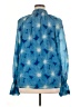 Ramy Brook 100% Polyester Blue Long Sleeve Blouse Size XL - photo 2