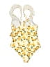 Cider Print Yellow One Piece Swimsuit Size 0X - photo 2