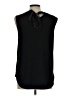 41Hawthorn 100% Polyester Black Sleeveless Blouse Size L - photo 2