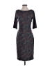 Peruvian Connection 100% Rayon Paisley Blue Cocktail Dress Size S - photo 1