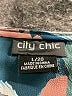 City Chic Print Teal Casual Dress Size 20 Plus (L) - photo 7