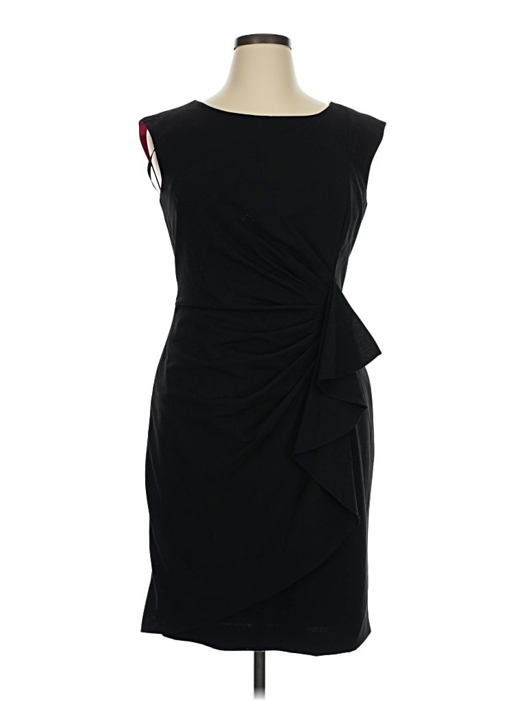 Pre-owned Calvin Klein Cocktail Dress In Black