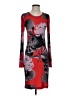 Jonathan Saunders Graphic Red Cocktail Dress Size S - photo 1