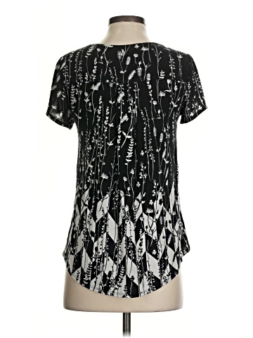 Alfani Short Sleeve Blouse (view 2)