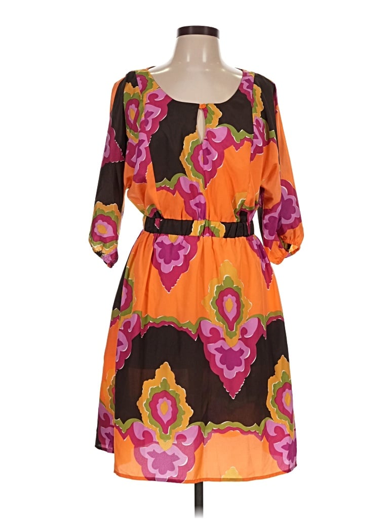 Pre-owned Sangria Casual Dress In Orange