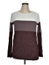 Pink Clover Color Block Burgundy Pullover Sweater Size XL - photo 1
