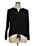 Chico's Black Long Sleeve Blouse Size XL (3) - photo 1