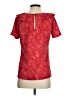 Banana Republic 100% Polyester Red Short Sleeve Blouse Size XS - photo 2