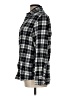 H&M 100% Cotton Plaid Black Long Sleeve Button-Down Shirt Size L - photo 5