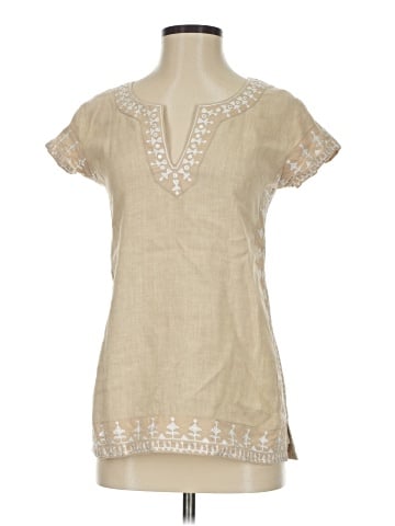 Sulu Collection Short Sleeve Blouse (view 1)