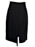 Care Label Solid Black Formal Skirt Size L - photo 2