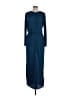 Samsoe Samsoe 100% Polyester Blue Casual Dress Size L - photo 1
