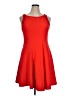 Sandra Darren Solid Red Cocktail Dress Size 14 - photo 1