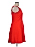 Sandra Darren Solid Red Cocktail Dress Size 14 - photo 4