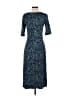 Peruvian Connection Paisley Blue Casual Dress Size S - photo 2