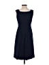 Talbots Solid Blue Casual Dress Size 4 - photo 2