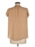 Rachel Zoe 100% Polyester Tan Short Sleeve Blouse Size M - photo 2