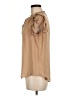 Rachel Zoe 100% Polyester Tan Short Sleeve Blouse Size M - photo 5