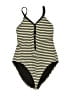 Robin Piccone Black Bodysuit Size 6 - photo 1