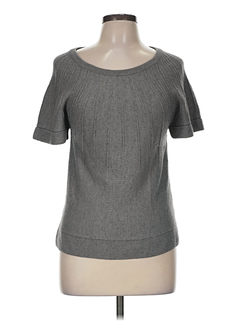 Pre-owned H&m Pullover Sweater In Gray