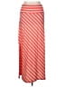 Mossimo Supply Co. Stripes Red Orange Casual Skirt Size XL - photo 1