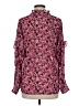 Seasons 100% Recycled Polyester Floral Pink 3/4 Sleeve Blouse Size M - photo 2