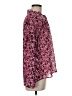 Seasons 100% Recycled Polyester Floral Pink 3/4 Sleeve Blouse Size M - photo 4