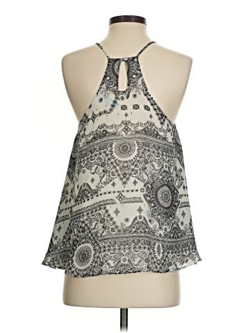 Buttons Sleeveless Blouse (view 2)