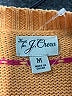 J.Crew 100% Cotton Polka Dots Orange Pullover Sweater Size M - photo 7
