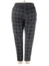 Classic Concepts Plaid Black Casual Pants Size 3X - photo 2