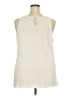 Lane Bryant Ivory Sleeveless Blouse Size 22 (5) - photo 2