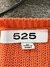 525 America 100% Cotton Orange Pullover Sweater Size M - photo 7