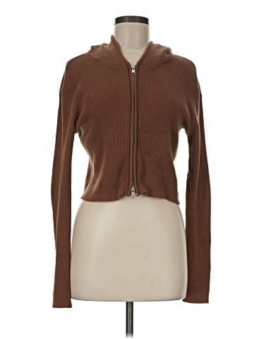 Brandy Melville Zip Up Hoodie (view 1)