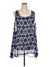 Torrid Blue Sleeveless Blouse Size 3X Plus (3) - photo 1