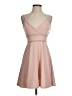 Trixxi Solid Pink Cocktail Dress Size S - photo 1