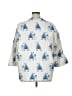 Patty Kim NewYork 100% Polyester Print White Raincoat Size XL - photo 2