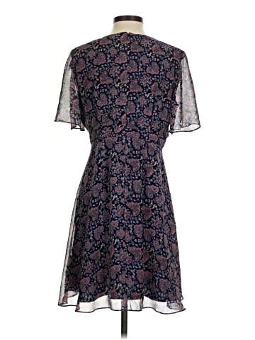 Madewell Orchard Flutter-Sleeve Dress in Fan Floral Mix (view 2)