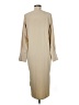ASM ANNA 100% Polyester Tan Casual Dress Size M - photo 2