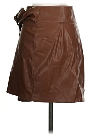Bailey 44 Faux Leather Skirt (view 2)