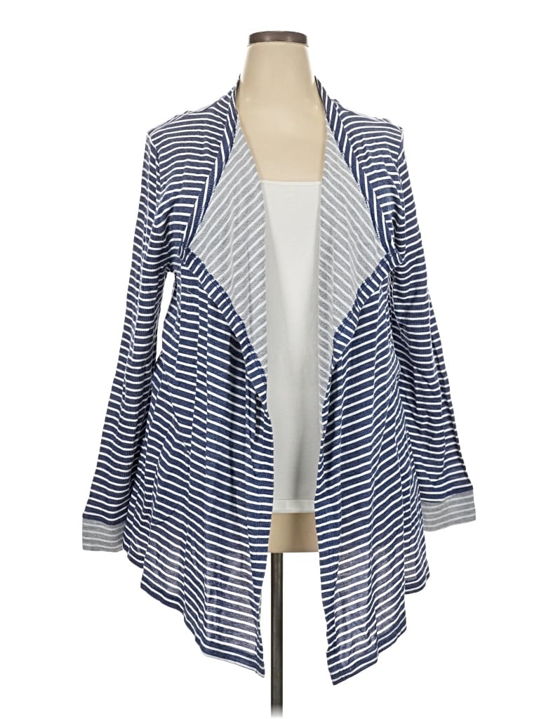 Pre-owned Fresh Produce Cardigan Sweater In Blue
