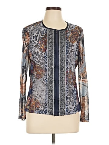 Pleats Collection Long Sleeve Blouse (view 1)
